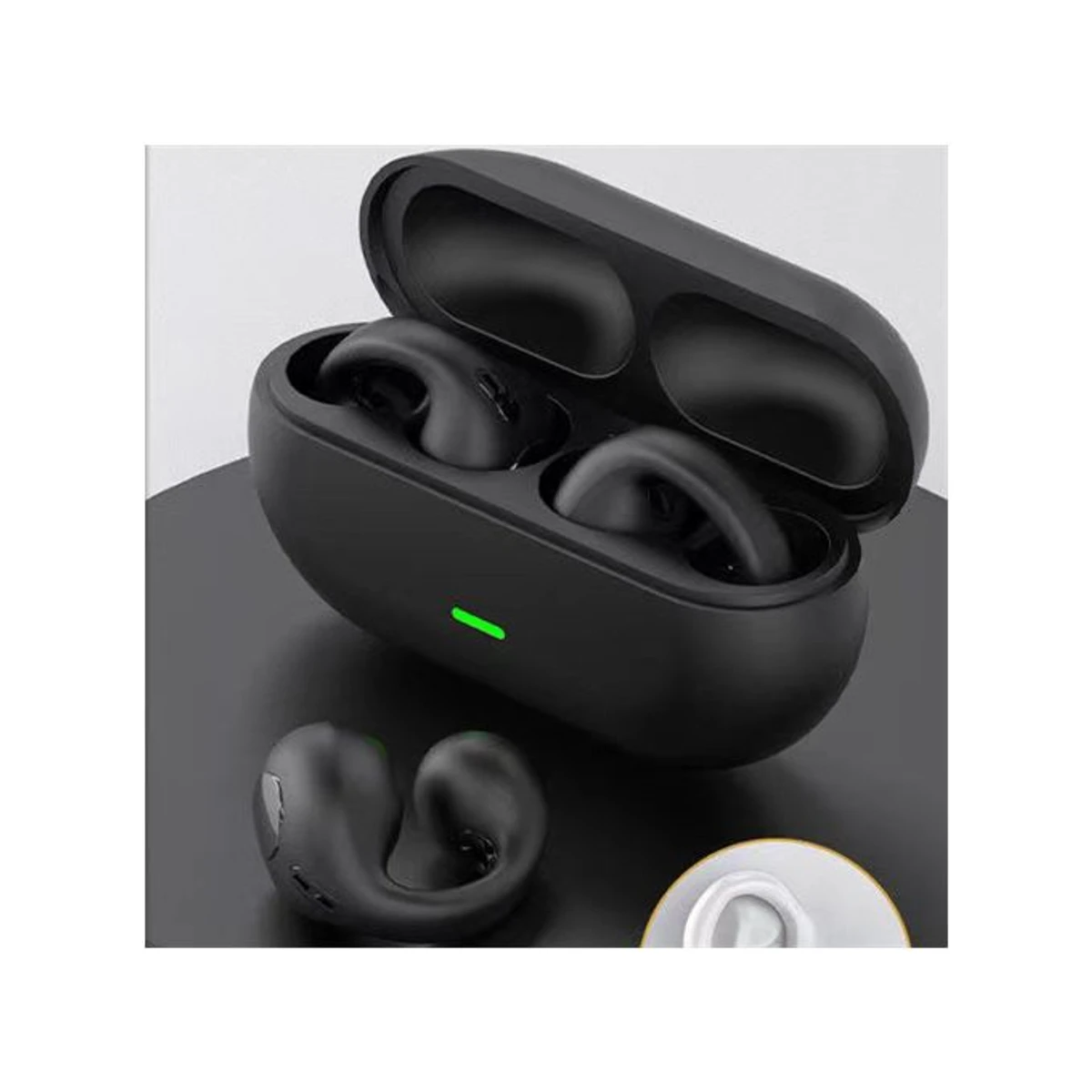 Clip On Earphones Bone Conduction Sports Bluetooth Headsets